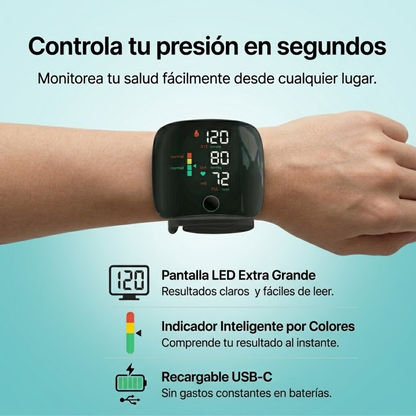 Monitor de presión arterial de muñeca